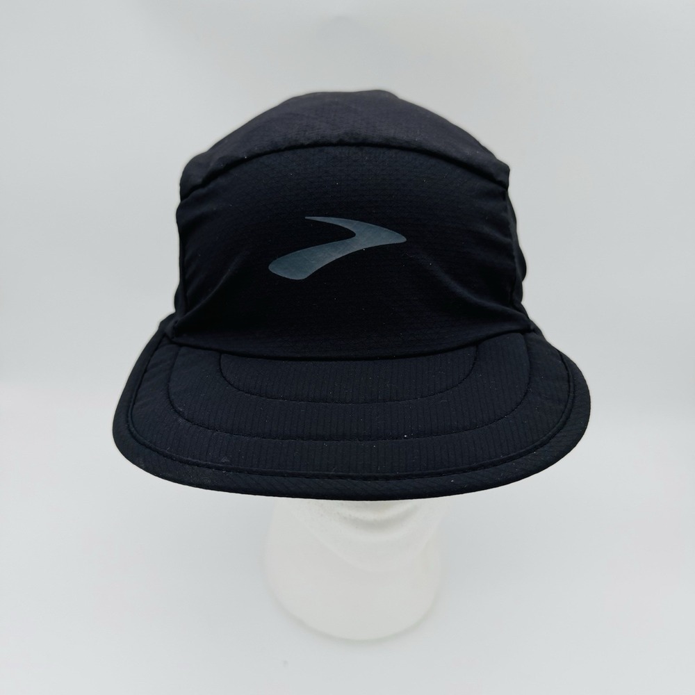 Brooks Lightweight Packable Running Hat - Black - OSFA - New With Tags